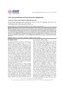 Calf Rennet Production and Its Performance Optimization