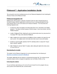 Filebound Integration Kit and Viewer Installation Guide