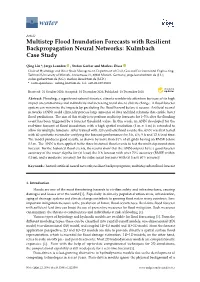 Multistep Flood Inundation Forecasts with Resilient Backpropagation Neural Networks: Kulmbach Case Study