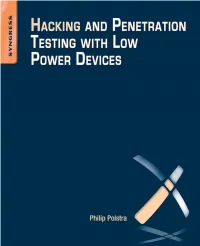 Syngress.Hacking.And.Penetration.Testing.With.Low.Power.Devices