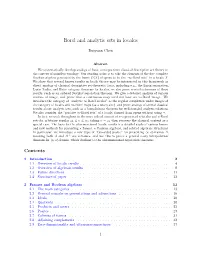 Borel and Analytic Sets in Locales