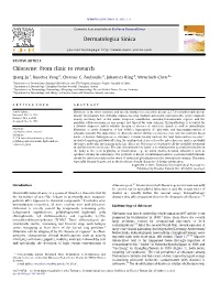 Chloracne: from Clinic to Research