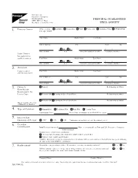 Principal Guaranteed Fixed Annuity