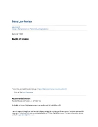 Table of Cases