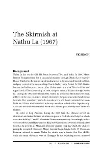 The Skirmish at Nathu La (1967), by V K Singh