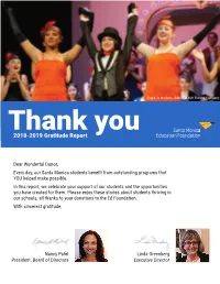 2018-2019 Gratitude Report