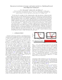 Dynamical Excitation of Maxon and Roton Modes in a Rydberg-Dressed Bose-Einstein Condensate