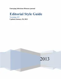 Editorial Style Guide