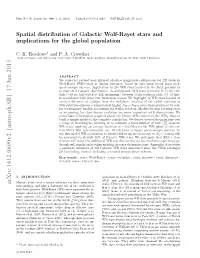 Spatial Distribution of Galactic Wolf-Rayet Stars and Implications for the Global Population