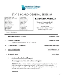 State Board General Session
