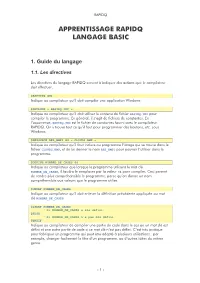 Tutorial RAPIDQ