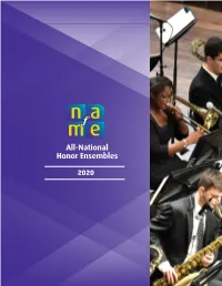 2020 ANHE Program Book