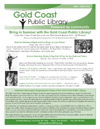 Bring in Summer with the Gold Coast Public Library!