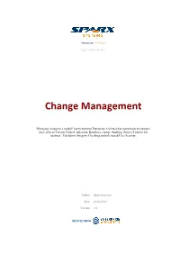 Change Management