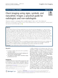 Chest Imaging Using Signs, Symbols, and Naturalistic Images
