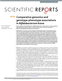 Comparative Genomics and Genotype-Phenotype Associations