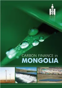 Carbon Finance in Mongolia