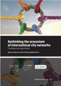 Rethinking the Ecosystem of International City Networks Challenges and Opportunities