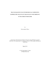 The Coupled Effects of Environmental Composition