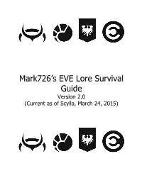 Mark726's EVE Lore Survival Guide