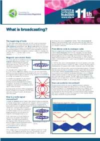 What Is Broadcasting? What Is Broadcasting?