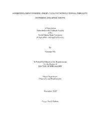 4-Dimethylamino Pyridine (Dmap) Catalyst with Fluxional Chirality