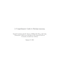 A Comprehensive Guide to Machine Learning