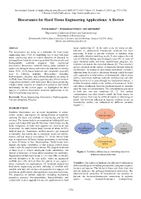 Bioceramics for Hard Tissue Engineering Applications: a Review