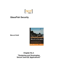 Designing and Developing Secure Java EE Applications