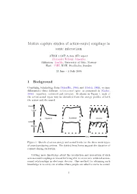 Motion Capture Studies of Action-Sound Couplings in Sonic Interaction