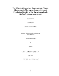 The Effects of Landscape Structure and Climate Change on The