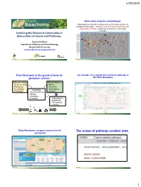 The Scope of Pathway Curation Data Community