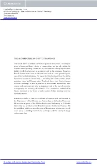 This Book Offers an Analysis of Giotto's Painted Architecture, Focusing On