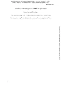 A Mechanism Based Approach to P2X7 Receptor Action