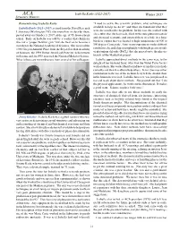 ACA Structure Matters, Winter 2017