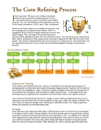 The Corn Refining Process