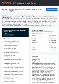 687 Bus Time Schedule & Line Route