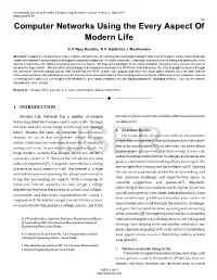 Computer Networks Using the Every Aspect of Modern Life