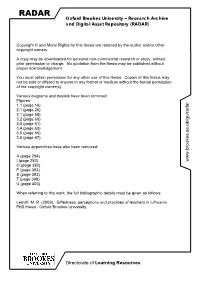 Giftedness Perceptions and Practices of Teachers in Lithuania