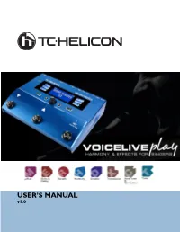 User's Manual