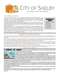 November 2020 Newsletter