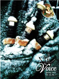 Spring 2015 Vol. 44, No. 1 Table of Contents