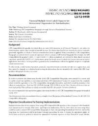 Stabilizing CJK Compatibility Ideographs Through the Use of Standardized Variants Author: Dr