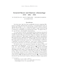 General Linear and Functor Cohomology Over Finite Fields