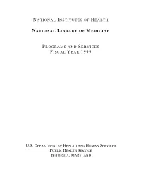 Programs and Services, Fiscal Year