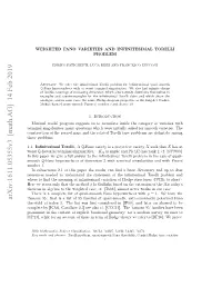 Weighted Fano Varieties and Infinitesimal Torelli Problem 3