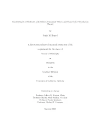 Excited States of Molecules with Density Functional Theory and Many Body Perturbation Theory