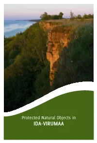 Protected Natural Objects in IDA-VIRUMAA Protected Natural Objects in IDA-VIRUMAA 2 3
