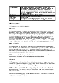 4/01821/18/Ful Temporary Change of Use of Land To
