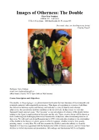 Images of Otherness: the Double First-Year Seminar GERM 197 · Fall 2021 T/Th 1:05-2:25Pm · 688 Sherbrooke St